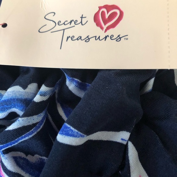 SECRET TREASURES Womens Sleep Shirt Size Medium 8-10 Rayon Spandex New - Picture 5 of 7
